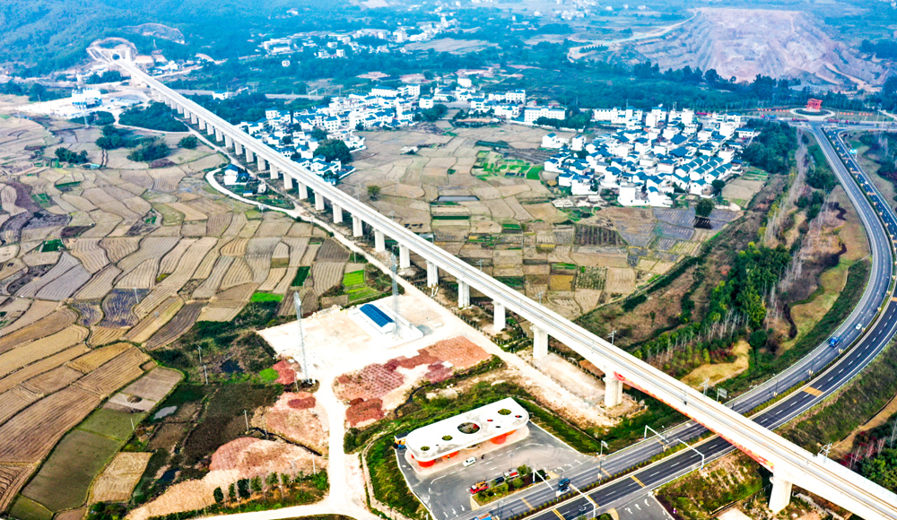 贛深高鐵沿途風景