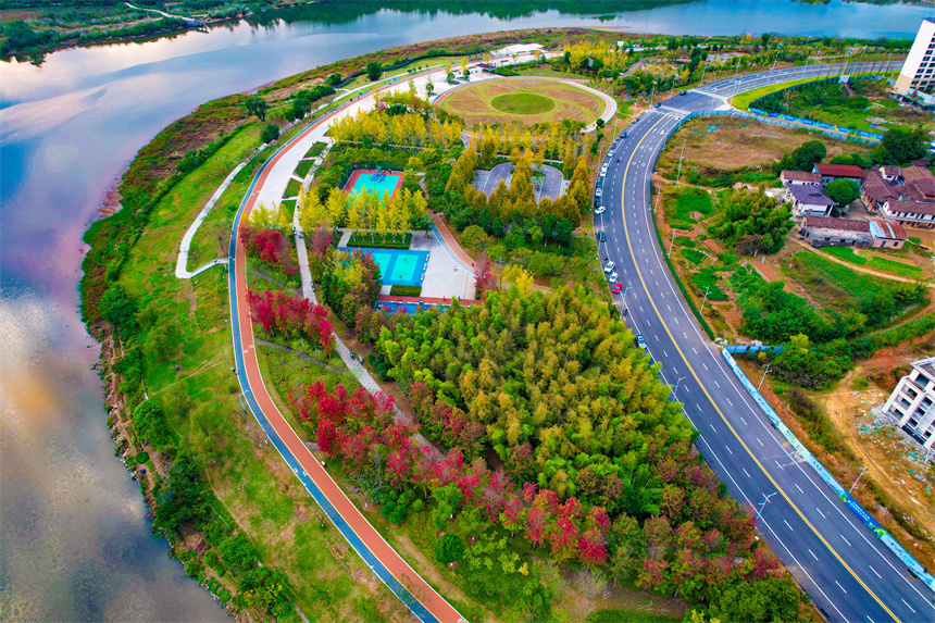 廣昌縣一處城市公園。危仁鵬攝