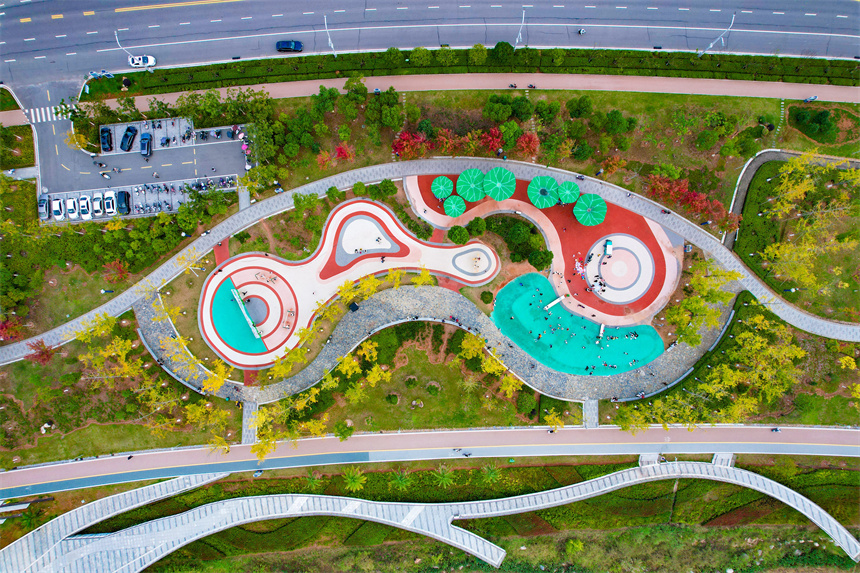 廣昌縣一處城市公園。危仁鵬攝