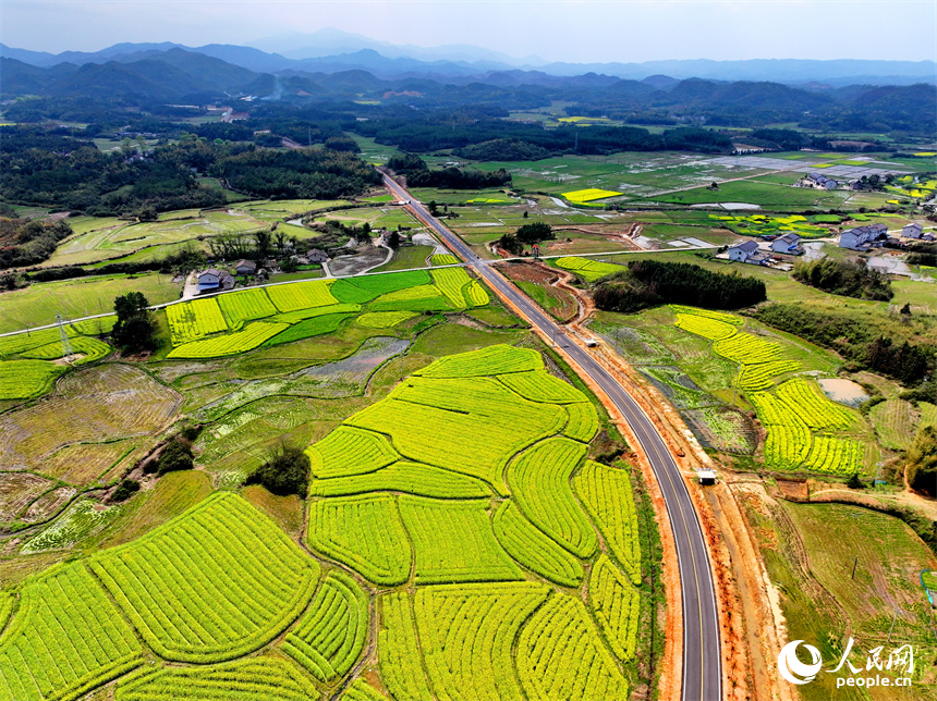 撫州市崇仁縣相山鎮港下村，美麗鄉村景色怡人。人民網 朱海鵬攝