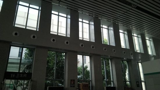 2023年10月，撫州站二層候車室北面墻。受訪者供圖